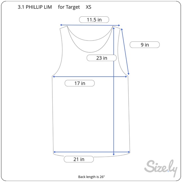 3.1 PHILLIP LIM x TARGET Studded Grey Tank Top XS - Picture 11 of 12